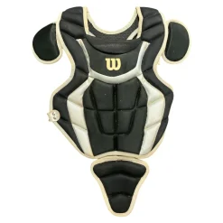 Used Wilson CHEST PROTECTOR Catchers Chest Protector Black Youth