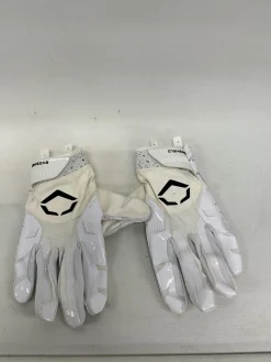 Used Wilson EVOSHILED REC GLOVES FB Gloves White XL
