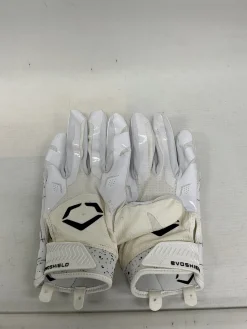 Used Wilson EVOSHILED REC GLOVES FB Gloves White XL