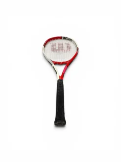 Used Wilson FEDERER 110 Adult Tennis Racquet White 3 3/8"
