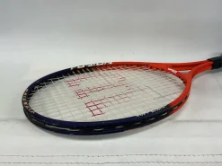 Used Wilson FUSION Adult Tennis Racquet Orange 4 1/4"