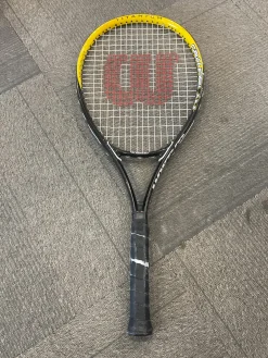 Used Wilson GRAND SLAM Adult Tennis Racquet Yellow Unknown