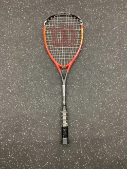 Used Wilson HYPER PROSTAFF Adult Squash Racquet Red Unknown