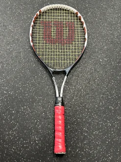 Used Wilson IMPACT Adult Tennis Racquet Grey 4 3/8"
