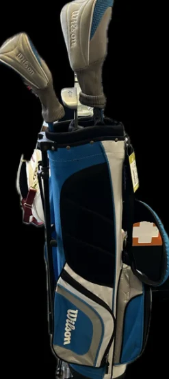 Used Wilson K28 Jr Package Set RH Navy Blue 6 Piece