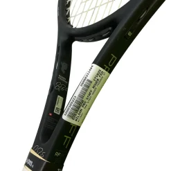 Used Wilson PRO STAFF ROGER FEDERER 97 Adult Tennis Racquet Black 4