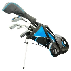 Used Wilson PROFILE Jr Package Set LH Royal Blue 6 Piece