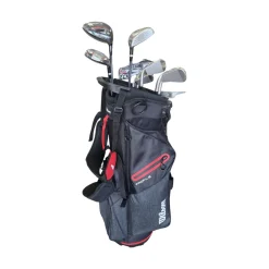 Used Wilson PROFILE MENS SET Mens Package Set RH Black 10 Piece