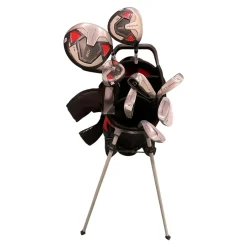 Used Wilson SGI PROFILE Mens Package Set RH Black And Red 9 Piece