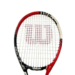 Used Wilson SIX.ONE COMP Adult Tennis Racquet Red 4 1/4