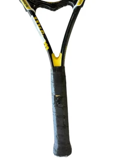 Used Wilson STOP SHOCK Adult Tennis Racquet Black 4 5/8"