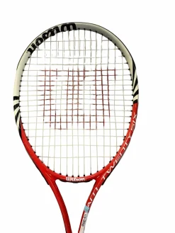 Used Wilson TEA TWENTY SIX Adult Tennis Racquet Red Unknown