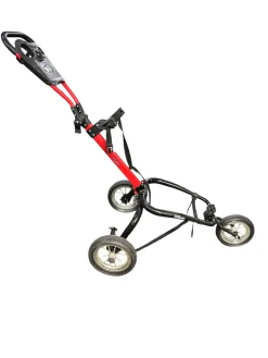 Used Wilson TRIO Golf Cart Black And Red 3 Wheel