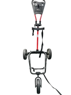 Used Wilson TRIO Golf Cart Black And Red 3 Wheel
