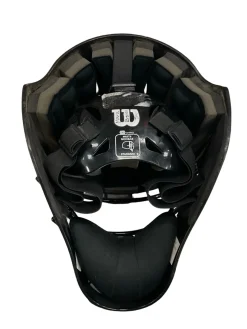 Used Wilson WTA558000SM Catchers Helmet w/Mask Black SM