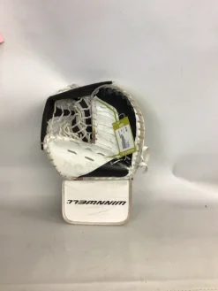 Used WinnWell GX7 Junior Goalie Catcher White