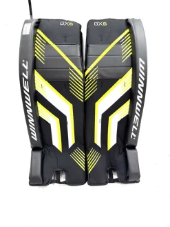 Used WinnWell GX6 Street Leg Pads Black L/XL