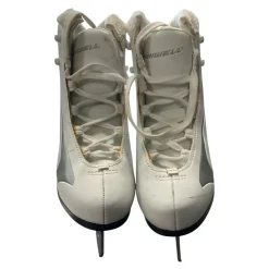 Used WinnWell SOFT SKATE WomensFigure Skate White Senior 4