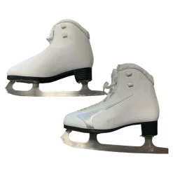 Used WinnWell SOFT SKATE WomensFigure Skate White Senior 4