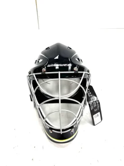 Used WinnWell STREET St Hcky Goalie Helmet Adt Black One Size