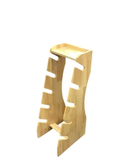 Used WOODEN LONGBOARD STAND Skateboard Accessory Natural