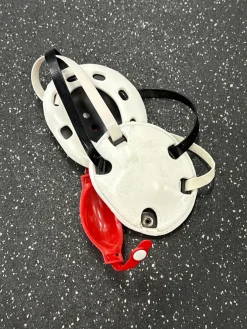 Used Wrestling Headgear White