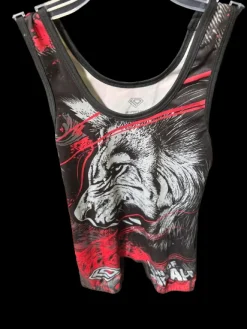 Used Wrestling Singlet Black SM