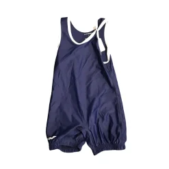 Used Wrestling Singlet Navy Blue LG