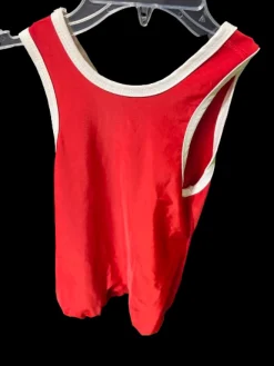 Used Wrestling Singlet Red Youth