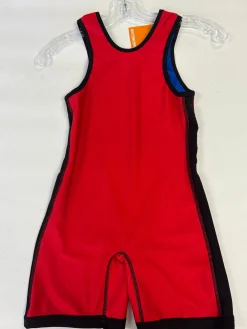 Used Wrestling Singlet Red XS