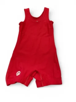 Used Wrestling Singlet Red Adult XXXXS