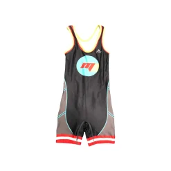 Used Wrestling Singlet Teal SM