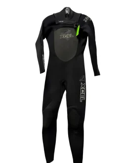 Used Xcel INFINITI X.ZIP 4.3 Chest Zip Mens Full Suit / Wetsuit Black SM