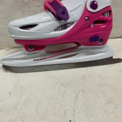 Used XINO SPORTS 1-4 Girls Figure Skate Pink And White Adjustable
