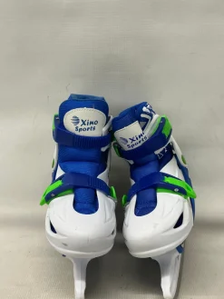 Used XINO SPORTS ADJ SKATES 10-13 Boys Softboot Skate Navy Blue Adjustable