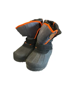 Used YOUTH BOOTS Boys Snowboard Boots Black Junior 04