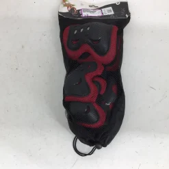 Used YOUTH MD PAD SET Skateboard Elbow Pads Red MD