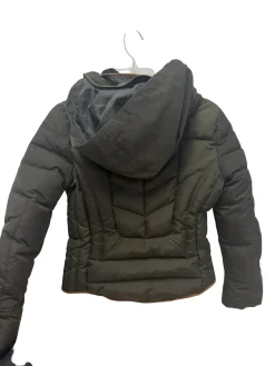 Used ZARA BASIC Womens Jacket Olive Green XS
